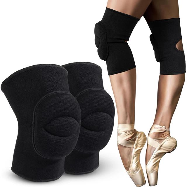 Joelheiras Respiráveis e Absorventes para Dança, Yoga, Voleibol e Basquete com Proteção Macia contra Choques