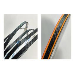 Fita De Borda De Raquete De Tênis De Mesa De Fibra De Carbono, Ping Pong Bat, Acessórios De Fita Lateral Protetora, PU Auto-Adesivo, Super Hard, 1Pc - Image 2