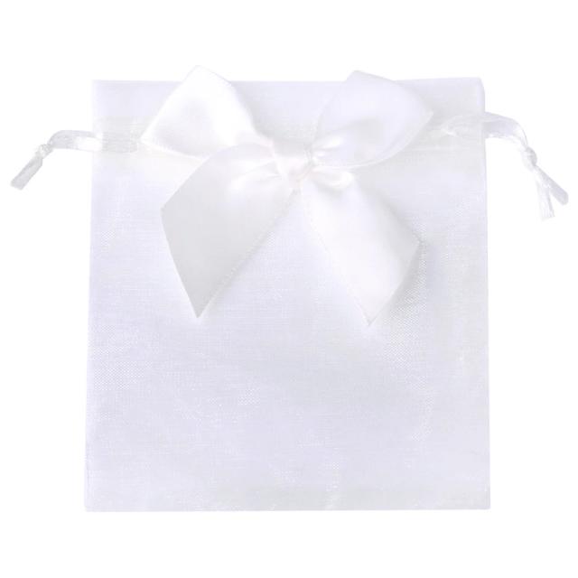 Sacos de Organza com Borboleta de Seda para Presentes, Casamentos e Joias - Conjunto de 10 Peças em Vários Tamanhos (9x12, 10x15, 13x18cm)