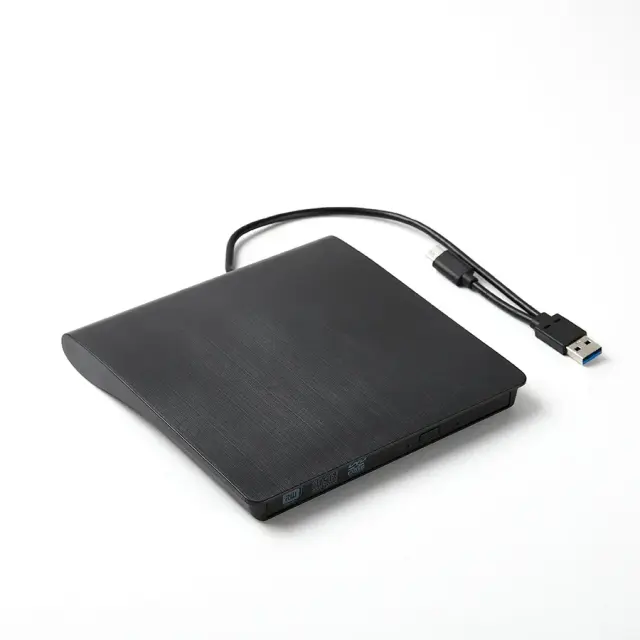 Gravador de DVD Externo USB 3.0 Tipo-C Leitor CD/DVD RW Portátil 2 em 1
