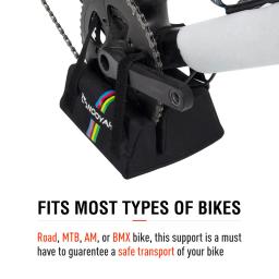NOOYAH Saco de Bicicleta Pedaleira Almofada Protetora Multifuncional Quadro Transporte & Corrente Suporte Ciclismo Acessórios da Bicicleta - Image 3