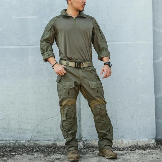 Ternos táticos ao ar livre camisas de combate airsoft paintball trabalho roupas masculinas conjuntos camuflados dos eua uniforme de escotismo calças cargo esporte terno