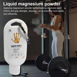 50/100ml giz líquido esportes pó de magnésio fitness levantamento de peso anti deslizamento creme aperto levantamento de peso escalada ginásio esportes - Image 3