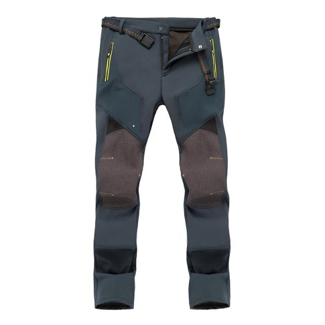 Calças Térmicas Masculinas LNGXO para Trekking e Camping, Impermeáveis e Quentes para Inverno e Esqui