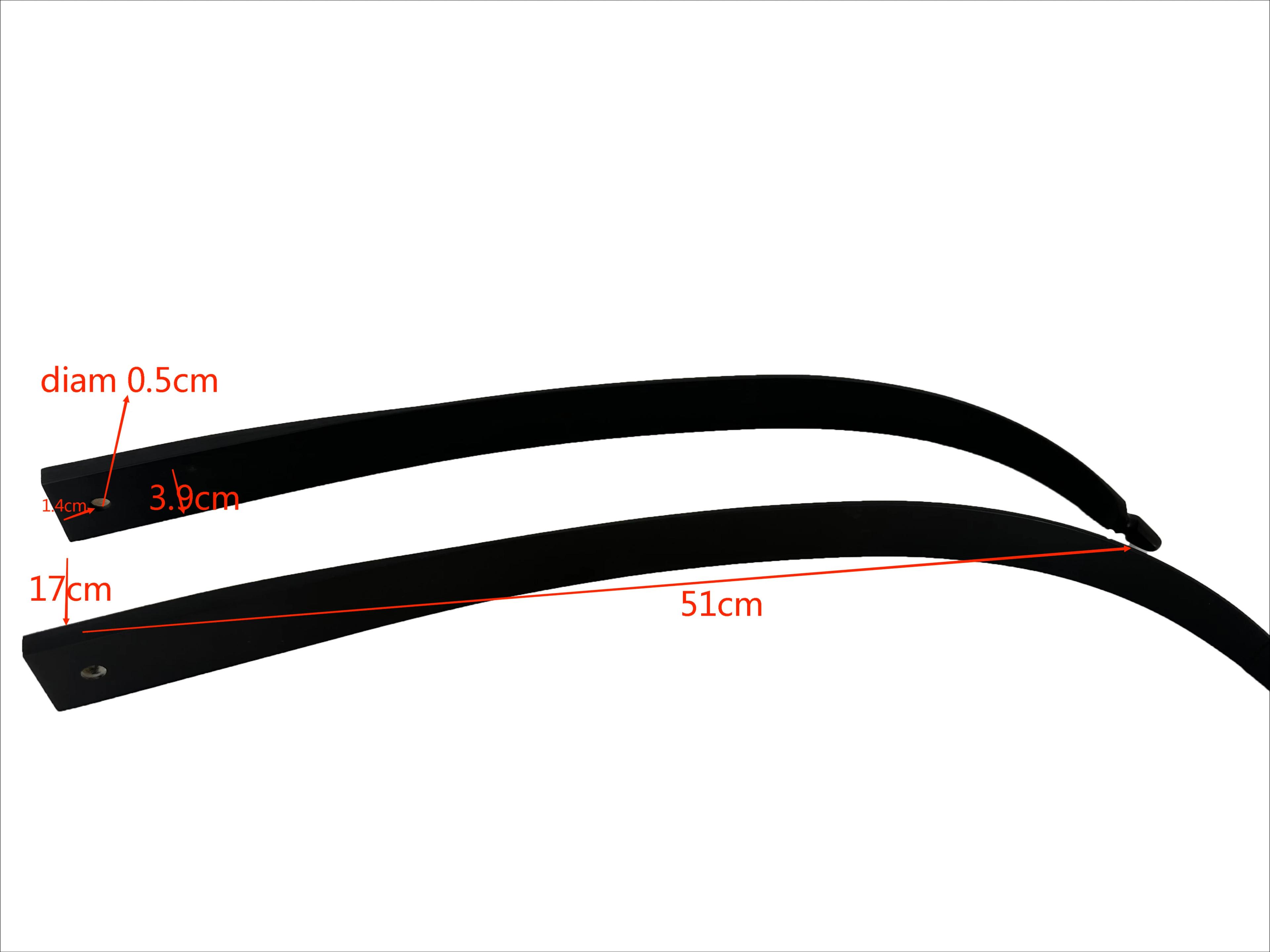Membros recurvo arco fibra carbono Series, Tiro Acessórios, 20LBS, 25LBS, ILF Interface, arco competitivo, tiro com arco - Image 1