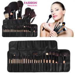 32 PCS Pincel de Maquiagem Make Up Pincéis Profissional de Conjunto de Pincéis de Maquiagem + Bolsa de Couro Preto - Image 1