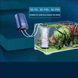 Silencioso aquário oxigênio bomba de ar com válvula de retenção, tanque de peixes, quatro saída, grande oxigenador, compressor aerador, 220V, 14W - Image 5