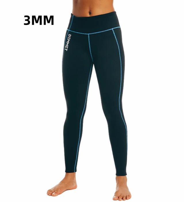 Calças Neoprene 1.5mm/3mm para Mergulho e Surf: Wetsuits para Homens e Mulheres que Mantêm o Calor no Inverno