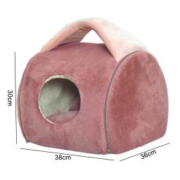 Cama fechada dobrável para animais de estimação, Dog House, Cat Bed, Dog Villa, Sleep Kennel, Removable Nest, Warm Sofa, Pet Supply, Winter - Image 3