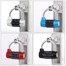 Zinc Alloy Combination Cadeado, trava com senha, porta, armário, gaveta, bicicleta, motocicleta, armário do estudante, 5 letras - Image 2