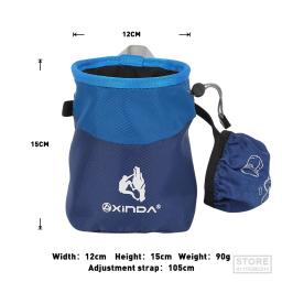 XINDA-Saco de giz leve para escalada, saco de magnésio para homens e mulheres, alta qualidade, saco de giz de escalada ao ar livre - Image 5