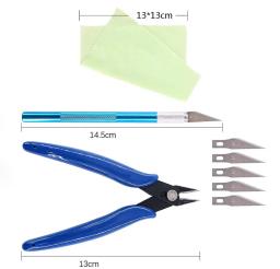 Kit de ferramentas profissional Hobby Building Modelo de ferramentas básicas, Craft Set para Model Building, DIY Modeler, 24pcs - Image 4