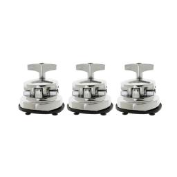 Drum Mount Floor Bracket Base, Tom Rack Mount, suporte, conjunto de tambores, único furo, percussão instrumento acessório, 3pcs - Image 1