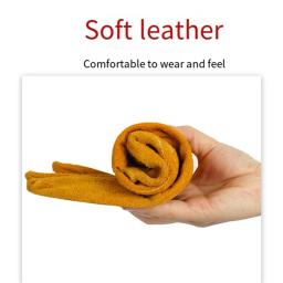 Luvas De Trabalho De Soldagem Retardante De Chama De Couro, protetor De Metal à Prova De Calor, equipamentos Ferramentas - Image 4