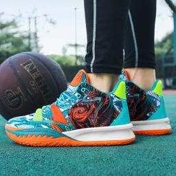 Tênis de basquete para homem respirável purpl amortecimento antiderrapante unissex treinamento tênis de basquete tenis cesta homme - Image 5
