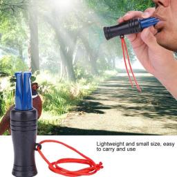 Apito de pato realista apito pato chamada luz caça apito com som animal portátil acessórios caça para caçadores - Image 3