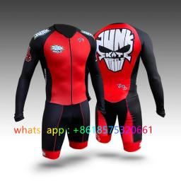 Patins industriais homens velocidade inline patinsuit de corrida ao ar livre macacão manga longa patinação terno roupas patinação rápida 2025 - Image 3