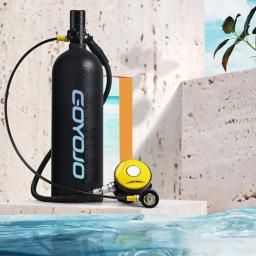 Mini Mergulho De Oxigênio Tanque, Kit De Respiração Subaquática, Cilindro De Entretenimento, Trabalhar Um Conjunto, 2L - Image 5