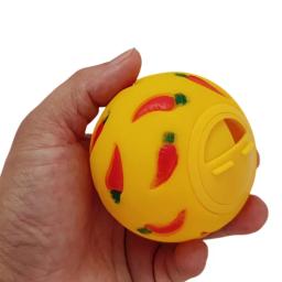 Brinquedo de bola de deleite resistente à mordida para animais de estimação, alimentador lento, brinquedo interativo do coelho, petisco, gatinho, cobaia - Image 6