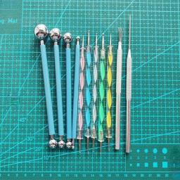 Art Ball Stylus Clay Modelagem e Sculpting Conjunto de Ferramentas, Pontilhando Ferramentas, Cerâmica Fria Suprimentos, Air Dry, Kids Gift, 11Pcs - Image 1