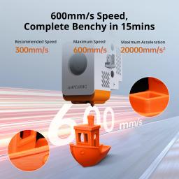 Anycubic Kobra S1 Impressora 3D Max 600 mm/s Alta Velocidade Suporte FDM de alta precisão Impressão multicolorida precisa ACE Pro - Image 3