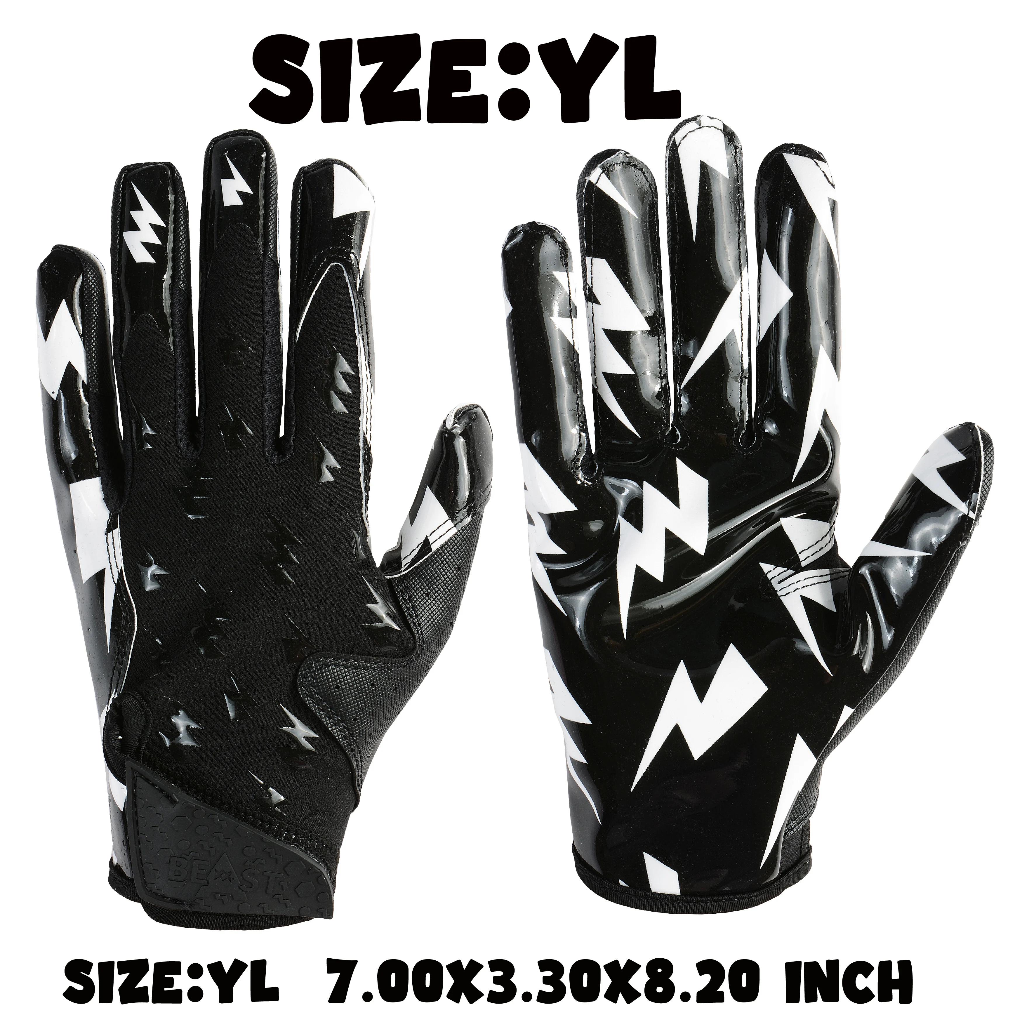 YL-American Flag Football Gloves, o preço é para 5 pares, frete grátis, 1 par por saco, 5 pares por pacote - Image 1