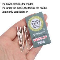 Agulhas de costura domésticas para máquinas elétricas, Agulha multifuncional, Agulha de costura doméstica, #14, #16, #18, 30pcs - Image 1