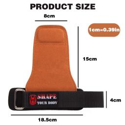 WOSWEIR Ginásio Horizontal Bar Luvas para Levantamento De Peso Fitness Musculação Treinamento Esportes Crossfit Workout Palm Protector - Image 4