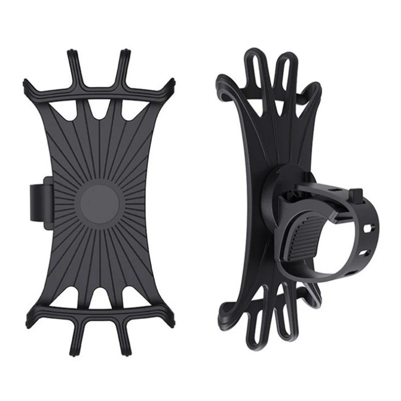 Suporte do telefone universal para bicicleta e motocicleta, suporte do telefone do silicone com 360 ° ajustável - Image 1