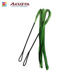 Akusta arco recurvo material de vôo rápido corda de arco bcy 652 16/18 fios preto verde misturado para arco de 48-70 polegadas - Image 4