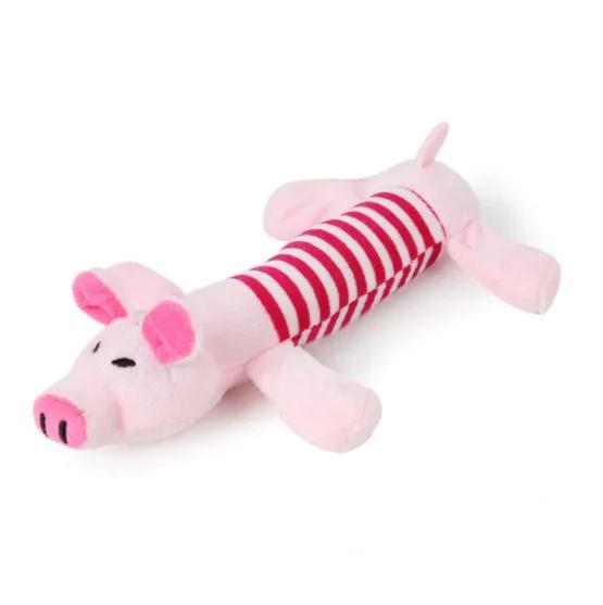 Brinquedo de Pelúcia Squeak para Cães: Engraçado, Durável e Ideal para Filhotes que Gostam de Mastigar e Molar
