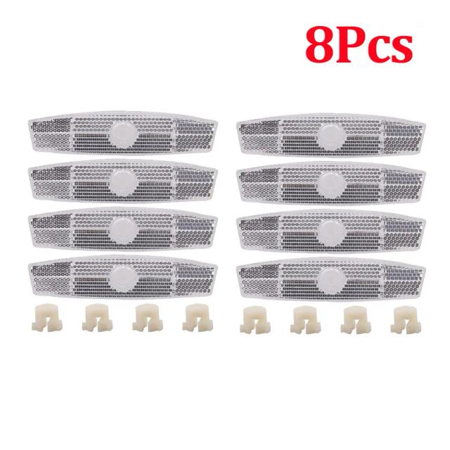 Refletores em Formato de Peixe para Aros de Bicicleta - Conjunto de 1 a 12 Peças em Aço para Mountain Bike e Ciclismo