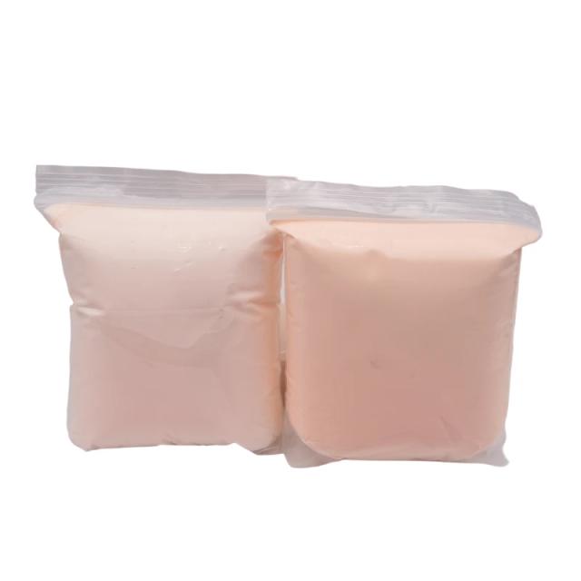 Argila Ultra-Leve para Escultura DIY: Modelagem de Bonecas e Transformação de Moldes em Pelos Brancos e Rosas - 200g Profissional