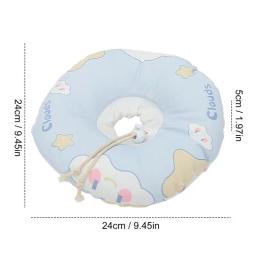 Colarinho Soft Comfy Recovery Clouds para Animais de Estimação, Cone protetor ajustável, Após lesões para cães e gatos, Higiênico - Image 6