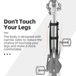 ROCKBROS bolsa quadrada para ciclismo e MTB, acessório, cesta de bicicleta para cano frontal superior, resistente à água e sujeira - Image 4