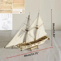 Kit De Construção De Modelo De Veleiro De Madeira, Kit De Construção De Navio DIY, Modelo De Madeira Clássicos, Home Desk Decorações, Novo, Havey, 2024 - Image 6
