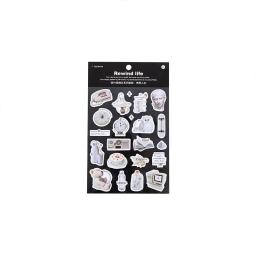 Mohamm-Adesivos decorativos criativos para Scrapbooking, DIY Arte Artesanato Colagem, dias ensolarados em todos os momentos, 2 folhas - Image 6