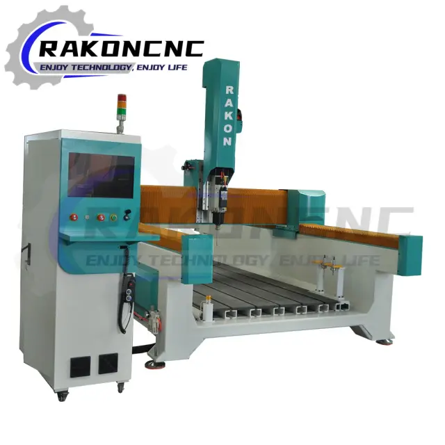 Fresadora CNC 4 Eixos 1325 para Corte e Escultura em Espuma, Isopor e Madeira