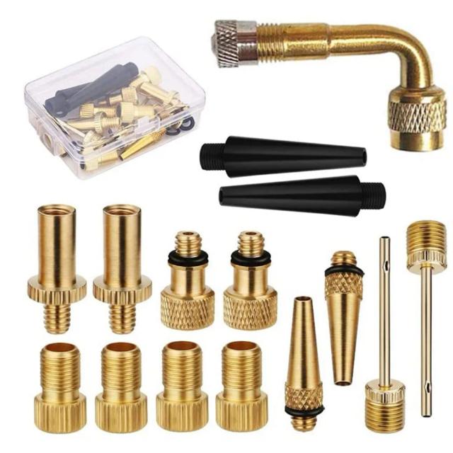 Kits de Adaptadores de Válvula para Pneus: Compatíveis com Bombas de Ar, Infladores Elétricos e Acessórios para Inflar Bolas e Balões
