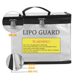 Bolsa de segurança para bateria lipo, portátil, à prova de explosão, à prova de fogo, armazenamento com proteção segura, tamanho 215*145*165mm para baterias de drone rc - Image 5