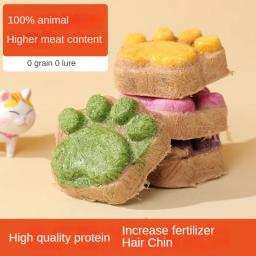 Pet Internet Celebrity Cat Snacks, liofilização osso cru e gato de Peixe Garra Bolo Seco, Nutricional Stud, Jowl Snacks - Image 6