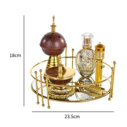 Conjunto suporte queimador de incenso, mesa central, ornamento, meditação religiosa, relaxamento, casa, sala de estar, ioga, spa, decoração - Image 6