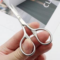 Tesoura em relevo para costura, ponto cruz retrô, prata antiga, tesoura pequena bonita vintage, corte de linha de pesca, tesoura de tecido DIY - Image 3