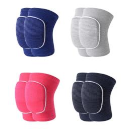 Elastic Sports Compression Knee Pads, protetor de joelho, suporte esponja espessa para dança Roller Voleibol Treinamento Joelhos Brace - Image 4