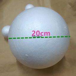 Modelagem branca bolas redondas para artesanato decorativo, espuma de isopor de poliestireno, decorações de Natal, 1 cm, 2 cm, 3 cm, 4 cm, 5 cm, 7 cm, 8 cm, 9 cm, 12 centímetros, 15 centímetros, 20 centímetros, 30 centímetros - Image 5