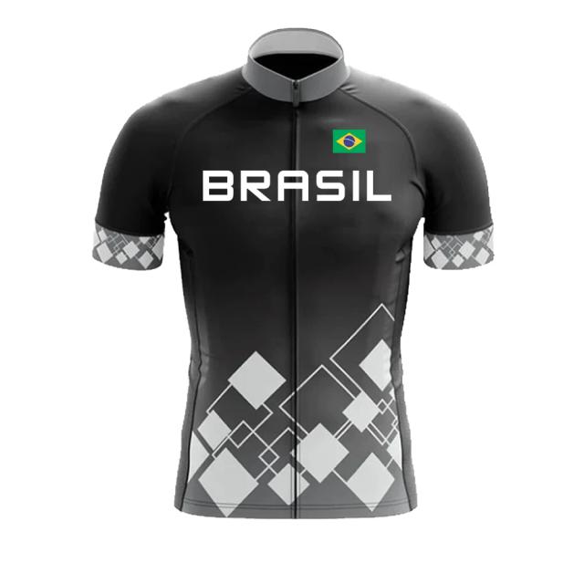 Camisa Masculina de Ciclismo Respirável de Manga Curta para Verão e Mountain Bike