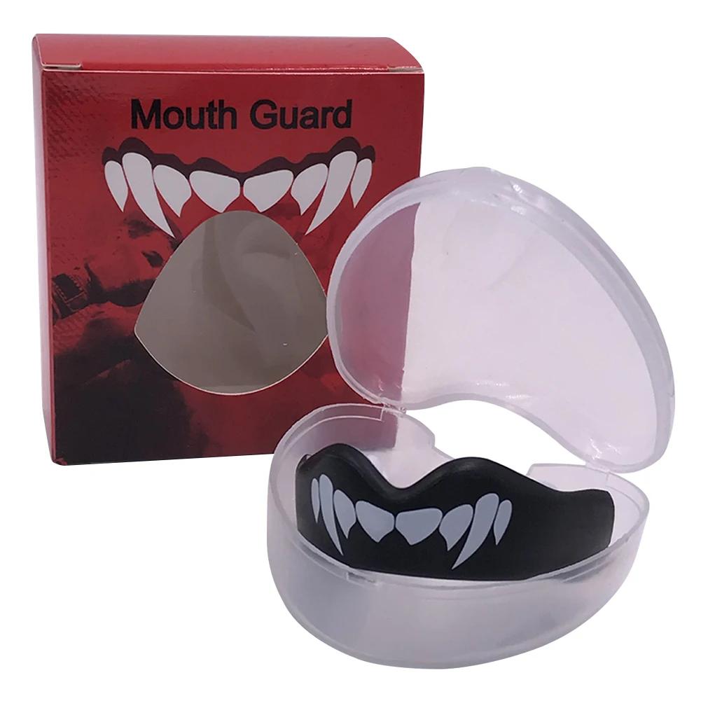 Profissional luta esportes protetor bucal boxe muay thai treinamento conjunto de proteção dental luta das crianças protetor de dente - Image 1