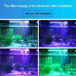Lâmpada rgb com controle remoto para aquário, lâmpada de mergulho colorida para plantas, tanque de peixes, uso anfíbio essencial, 18cm - Image 5