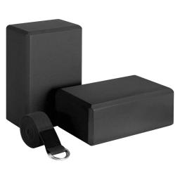 Bloco de yoga e cinta de yoga conjunto de espuma eva macio antiderrapante blocos de yoga universal pilates alongamento e tonificação treinos - Image 6