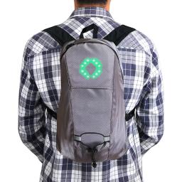 Mochila de bicicleta com LED Turn Signal Light, Ciclismo Bag, controle remoto sem fio, Escalada ao ar livre, Viagem Bagpack, 15L - Image 3
